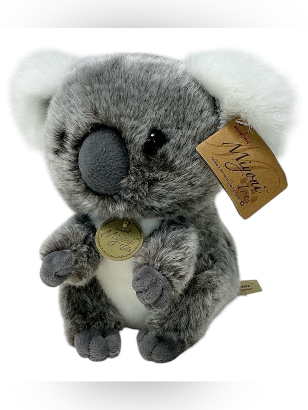 Aurora Miyoni Tots Koala Joey Kids Plush 7.5” Gray Stuffed Animal Soft Toy NWT